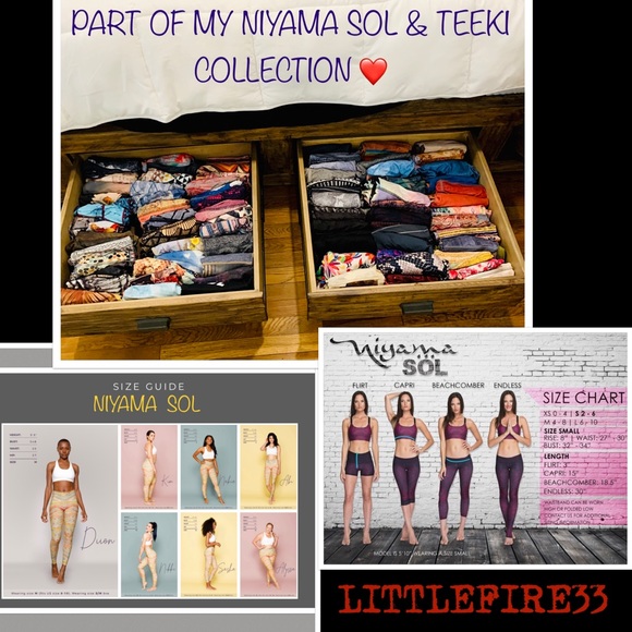 ✨NIYAMA SOL ROSE GOLD STRIPE LEGGINGS NWOT XS - Picture 8 of 8